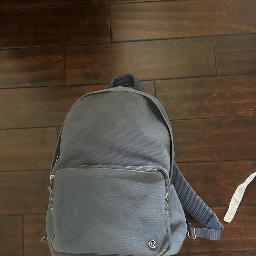 Lululemon Athletica Navy Backpack Minimalist Design